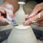 Yuta Segawa working in his studio in London 2019
